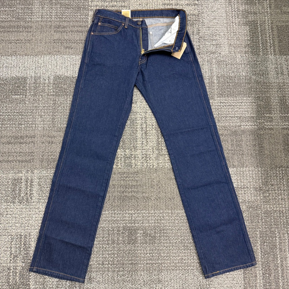 Levi's 557 Western Straight Jeans Mens 32x36 Blue Dark wash denim